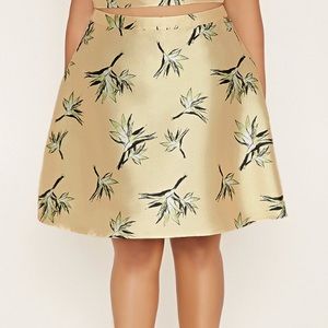 Floral A-Line Skirt